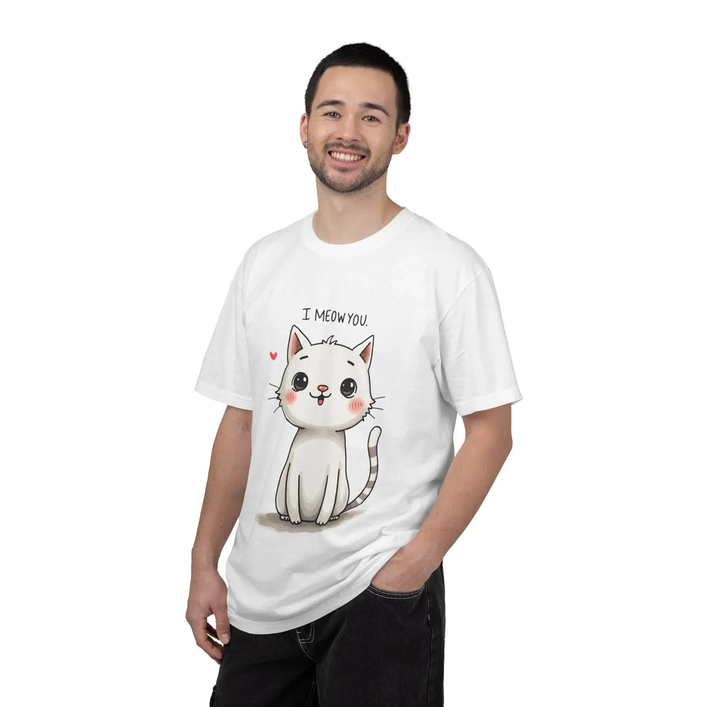 I Meow You Shirt, Cute Kitten T-Shirt, Funny Cat Pun Tee, Kawaii Cat Illustration, Cat Lover Gift, Valentine Cat Mom