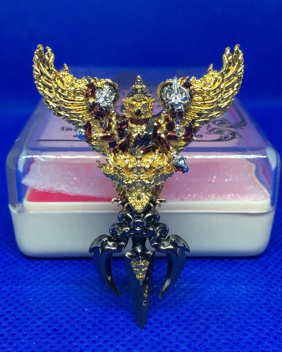 🪙 Vajra Garuda “Infinite Wealth Regent” – 5 cm Supreme Prosperity & Protection Statue (Maha Garuda Millionaire of Endless Treasure) Brown