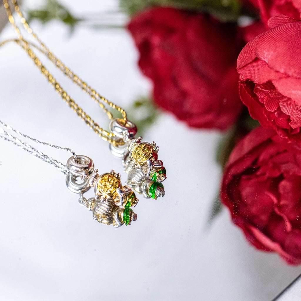 Lucky Four-Eared Deity Necklace for Wealth and Fortune Attraction