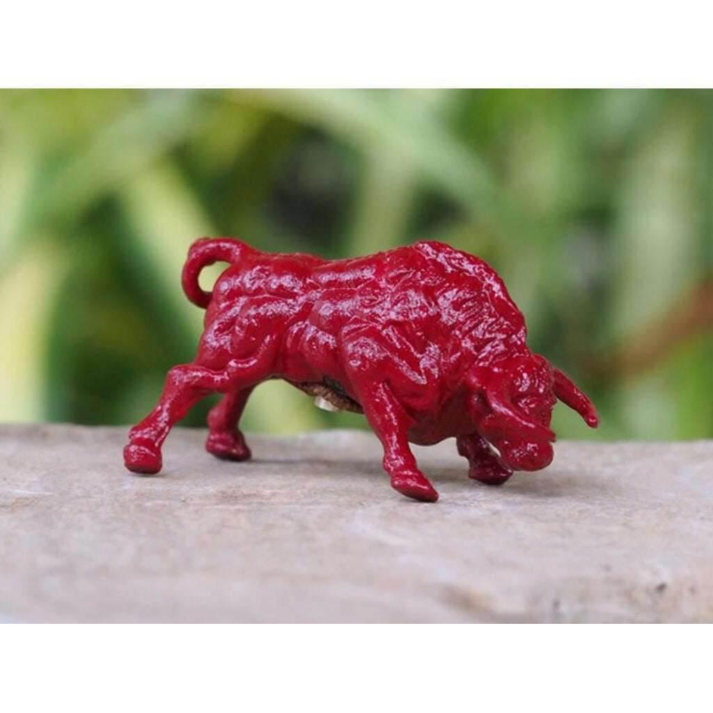 Krating Maha Amnat Amulet: Portable Power Bull with Silver Takrut - Limited Edition 2020 from Wat Ban Or