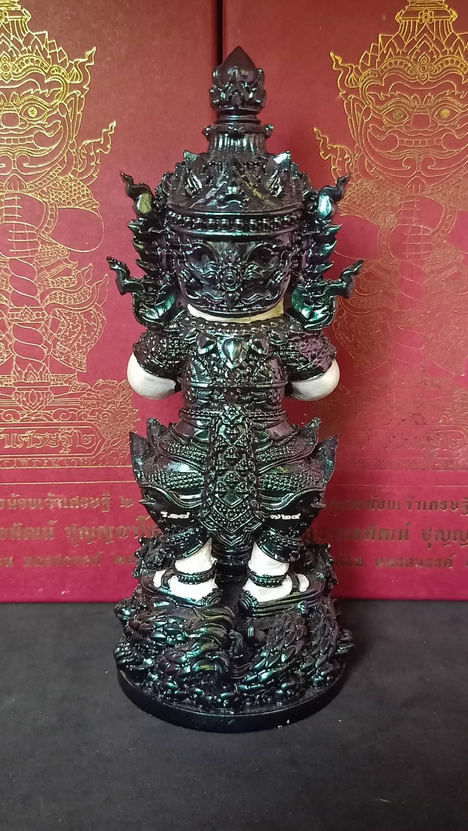 👹 The "Little Lord of Millionaires" Thao Wessuwan Statue (5.8") – Sacred Lek Namphi Edition for Wealth, Protection & Career Success