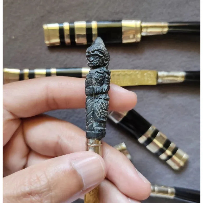Sacred Brass Ritual Dagger (Meed Mor) – Master Kwanchai, Wat Thap Yai Chiang, Limited Kathin Ceremony Edition BE 2564 (2021)