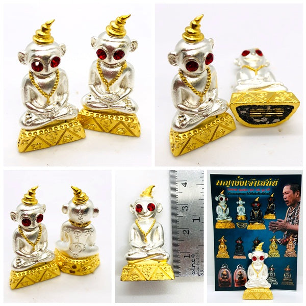 🕉️ Charming Phaya Ngang "Love & Wealth" Masterpiece: Sacred Thai Amulet by Lersi Somdej (Kruba Dech) – Authentic Sorcery from Lampang Cemetery