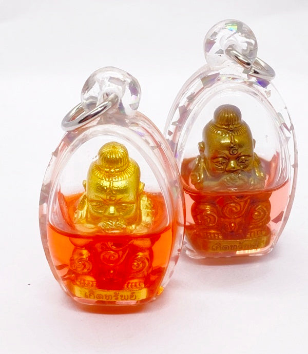 Kuman Dut Rok Amulet - Attract Wealth and Prosperity with Ajarn Nanboon's Spirit Child