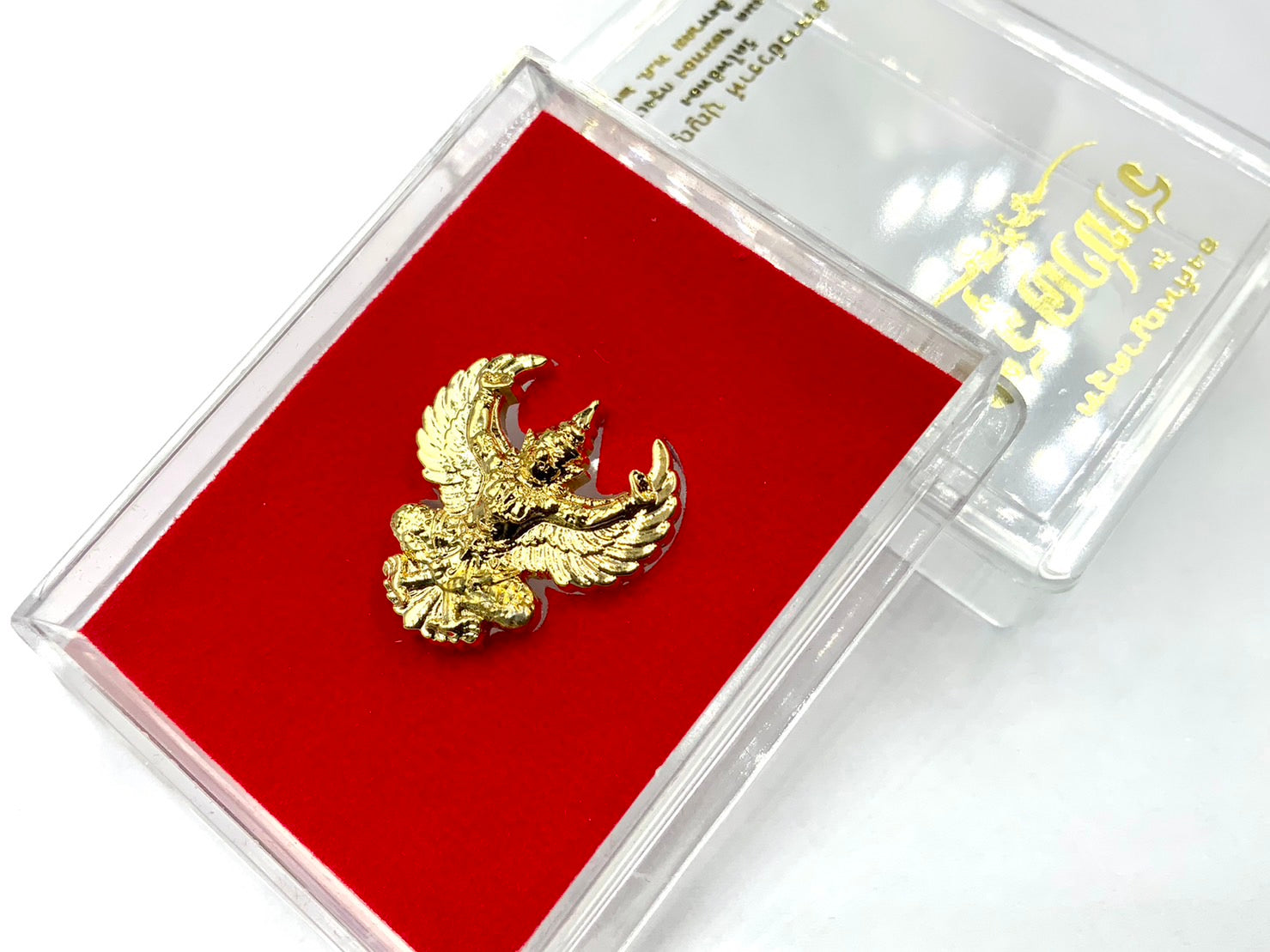 🦅 Phaya Krut "Racha Krut" (King of Garudas) Edition: Gold-Plated (Kalai Thong) – Luang Phor Wara, Wat Pho Thong – Ultimate Power & Royal Wealth