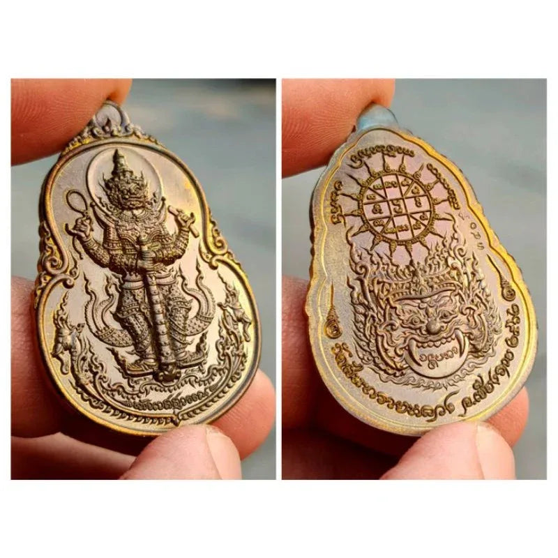 👹 Thao Wessuwan Coin "Pratan Porn" (Blessing Edition): Authentic Wealth & Protection Coin – Wat San Sai Luang, Chiang Rai – Grant Wishes & Guard Against Evil