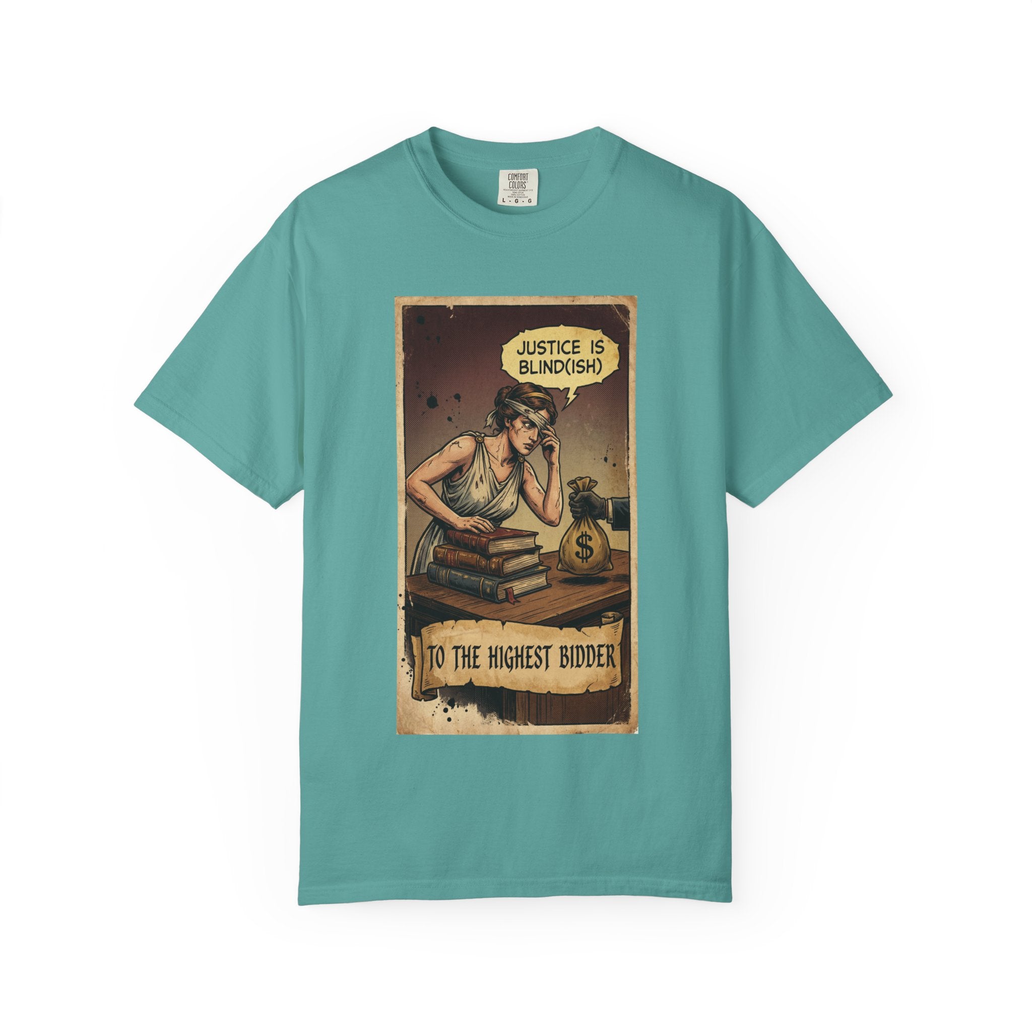 Imperialism Vintage Comic T-Shirt Political Satire History Gift Retro Propaganda Graphic Tee History Teacher Apparel Seafoam