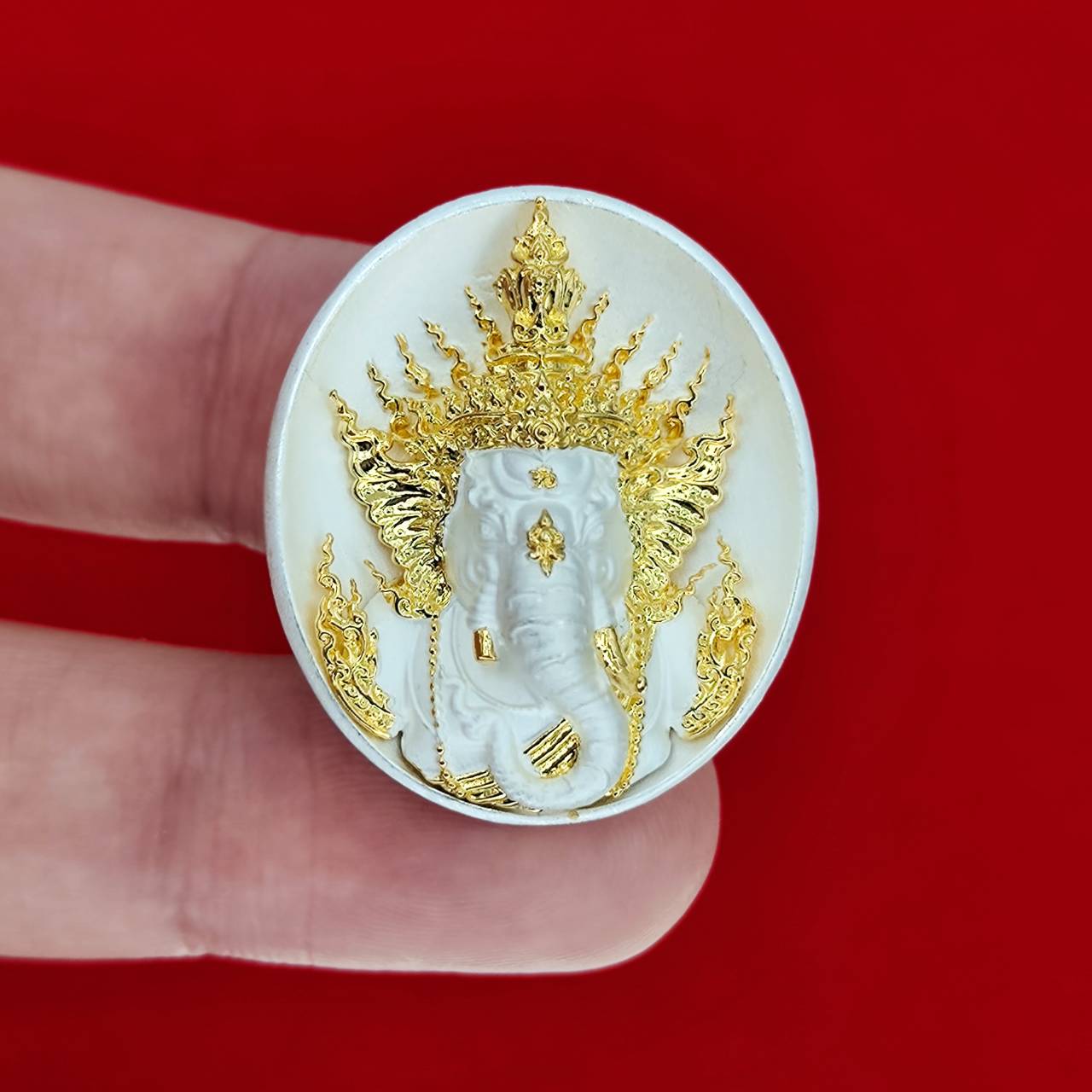 Invoke Prosperity, Success & Protection – Sacred Ganesh Amulet by Luang Por Srithep-Udon