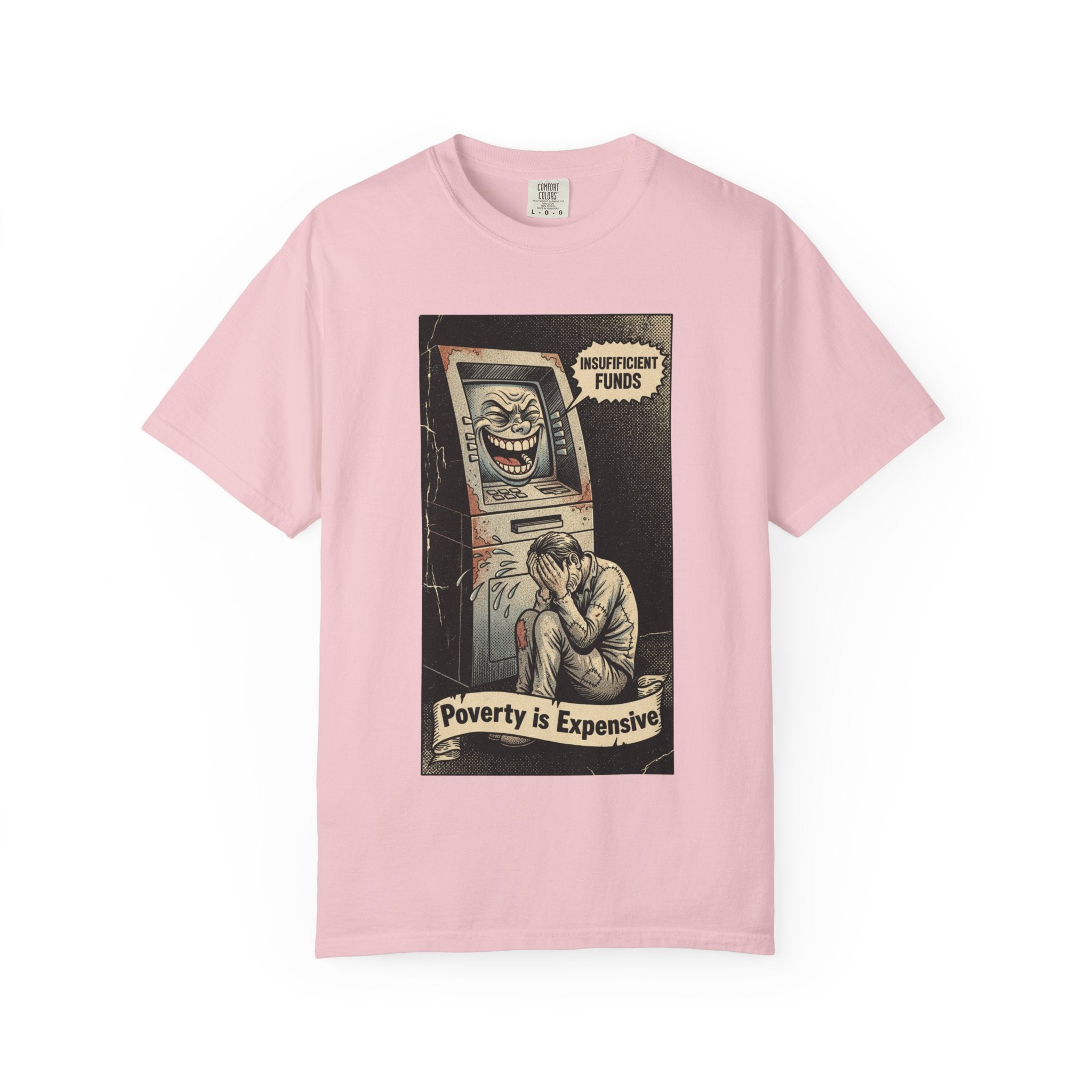 Vintage Satirical T-Shirt | Political Theater & System is Rigged Retro Tee | Sarcastic Dark Humor Shirt | Unisex Premium Cotton Graphic Tee Blossom