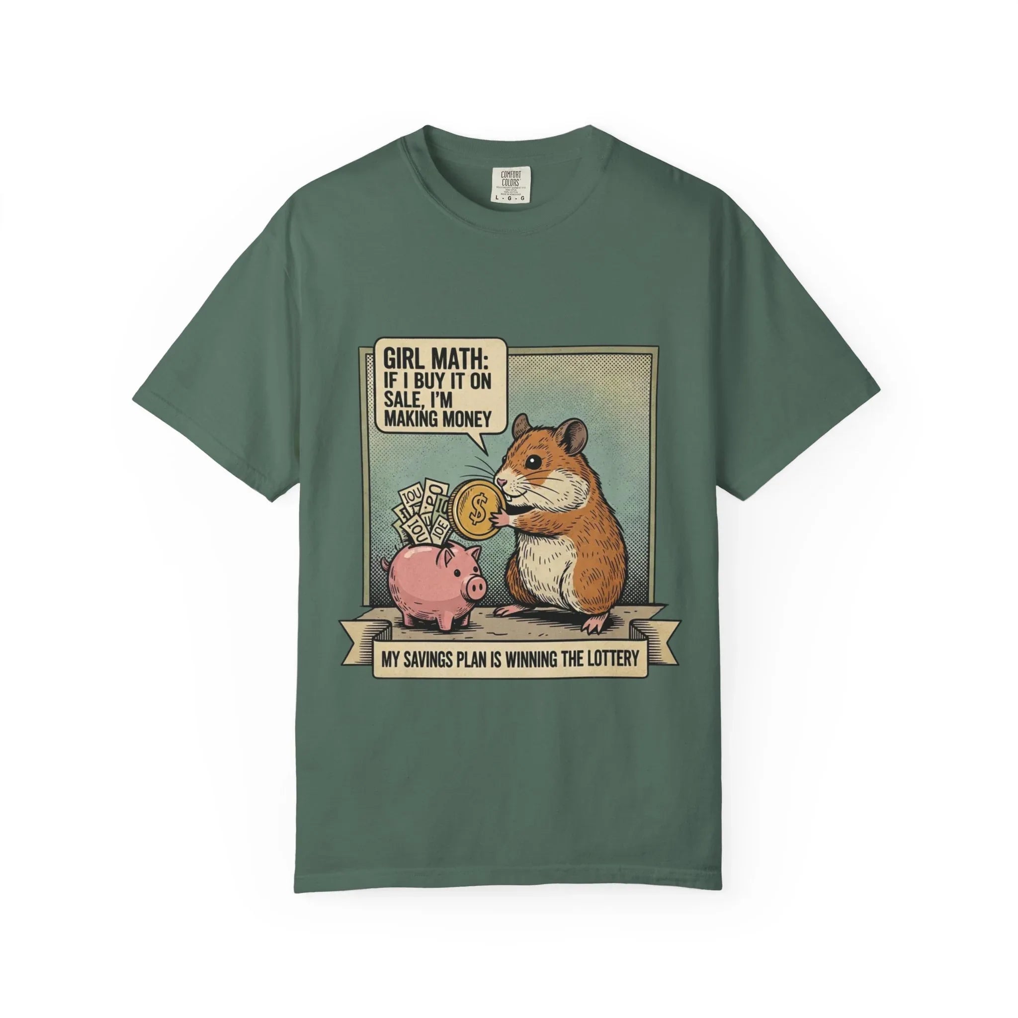 Funny Opossum Shirt I Identify As Rich Tee Inflation Arch-Nemesis Broke Life Gift Screaming Opossum Sarcastic Adulting Currently Accepting Blue Spruce