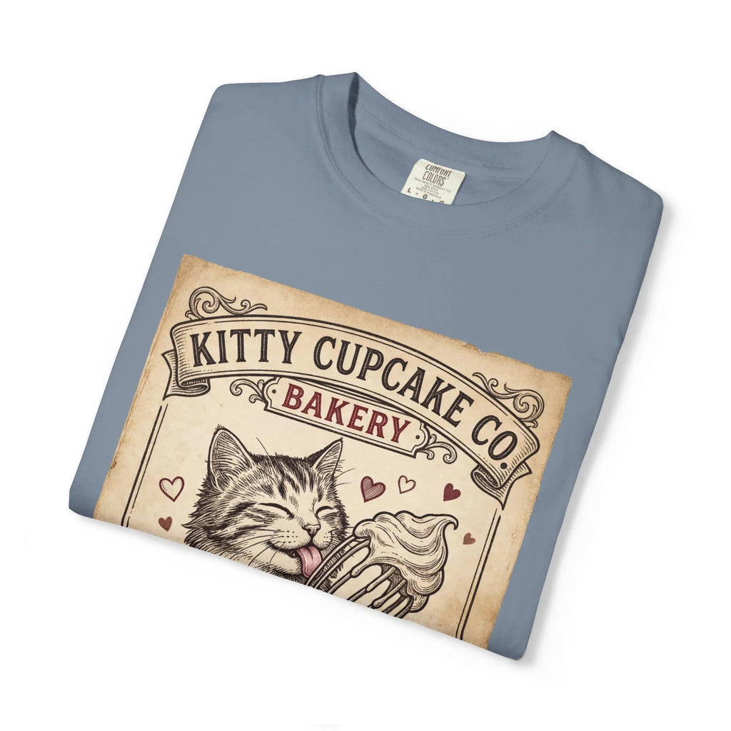 Kitty Cupcake Co T-Shirt | Vintage Cat Bakery Youre the Sprinkle to My Heart Graphic Tee