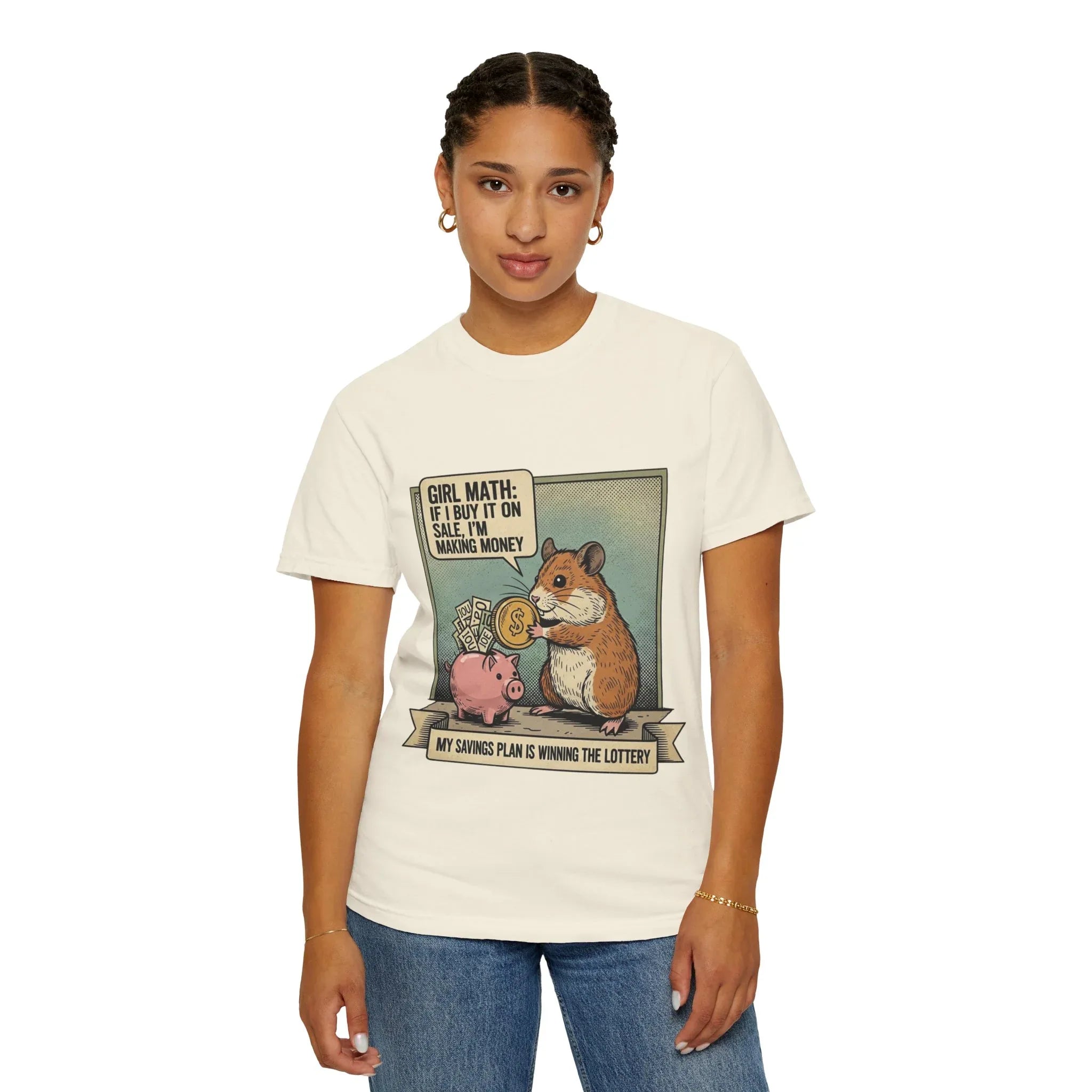 Funny Opossum "I Identify As Rich" Shirt - Sarcastic Inflation Arch-Nemesis Tee - Broke Life Screaming Opossum Graphic T-Shirt - Relatable Adulting Humor Gift - Vintage Dark Humor Streetwear