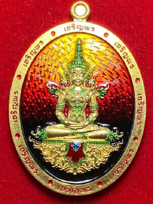 🦅 The Sovereign Power: Emerald Buddha Riding Garuda (Phaya Wen Tai) - 2024 Gold Edition Default Title