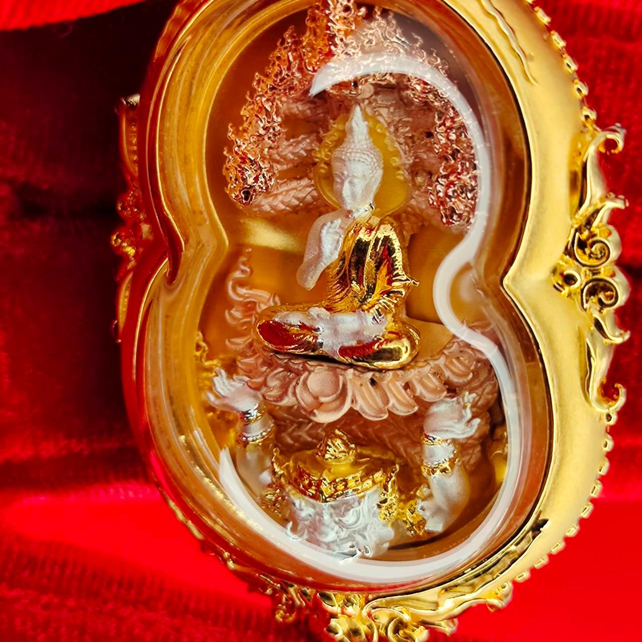 Command Naga King's Power with Phra Nak Prok Theva Nakarat by LP Kee for Ultimate Protection, Authority & Wealth