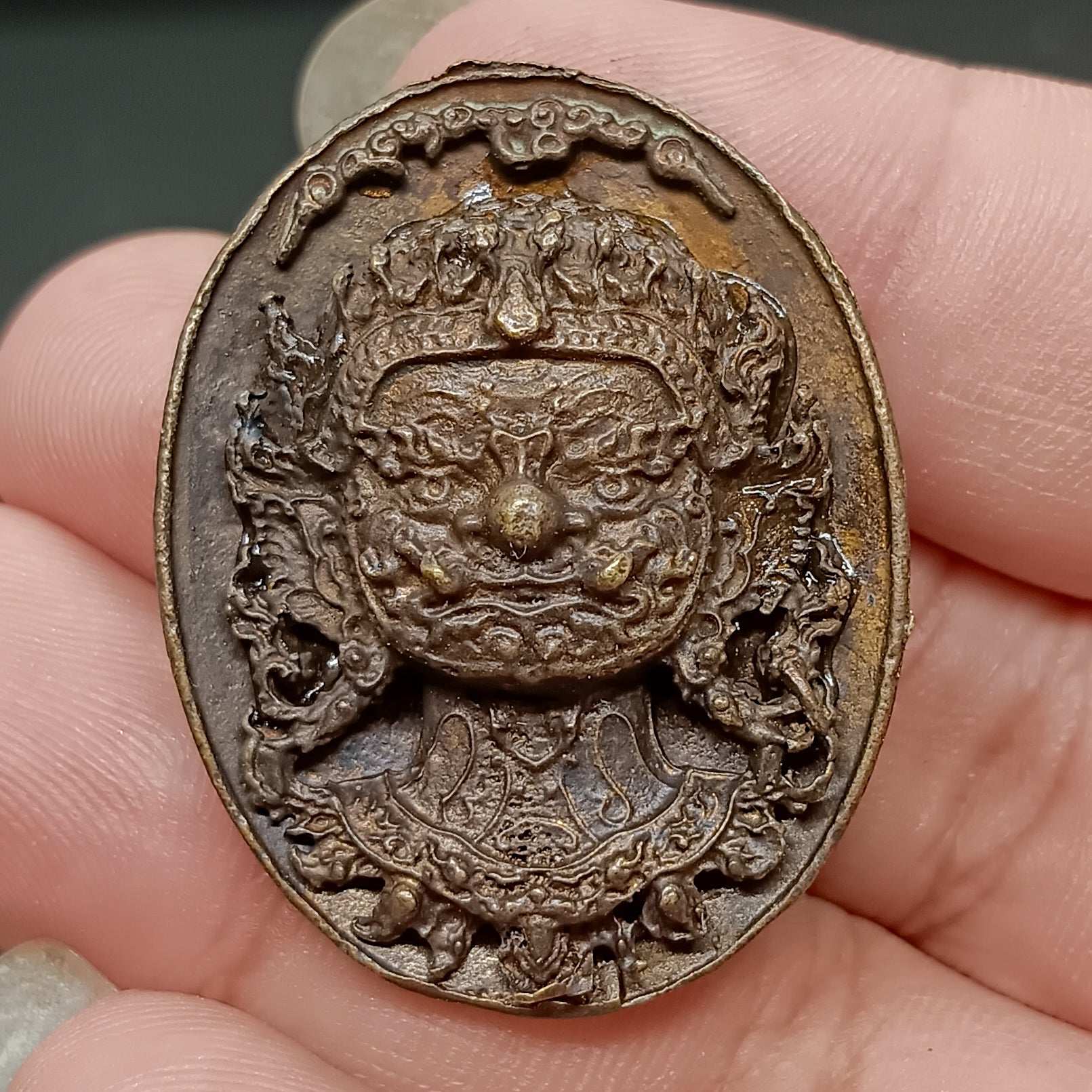 Authentic Phaogae Phra Pirap Pendant for Spiritual Power, Protection, and Luck Default Title