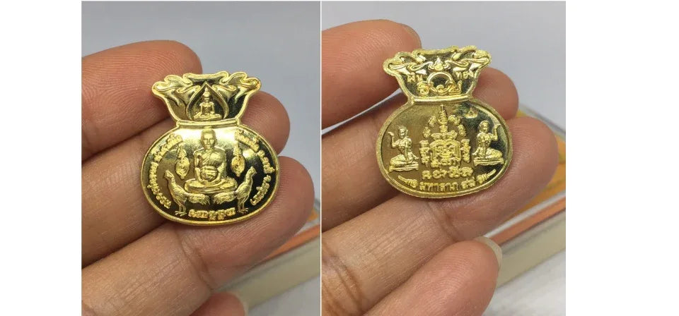 💰 The Wealth Catcher: "Tung Ngern Tung Tong" (Money Bags) Coin - Maha Lap 98 Edition (Wat Tako)