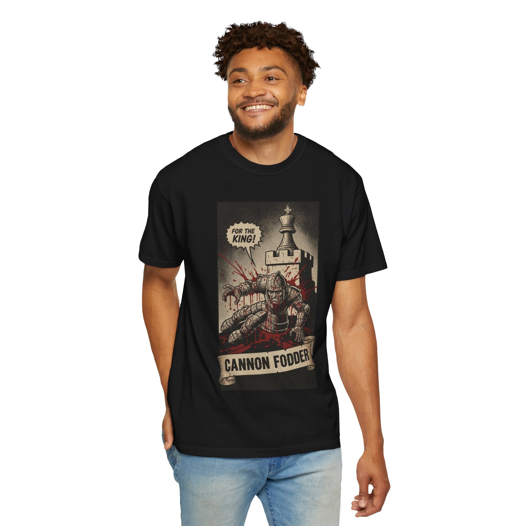 The System Is Rigged T-Shirt - Vintage Satirical Skull Graphic - Dark Humor Knight Chess Tee - Retro Propaganda Streetwear