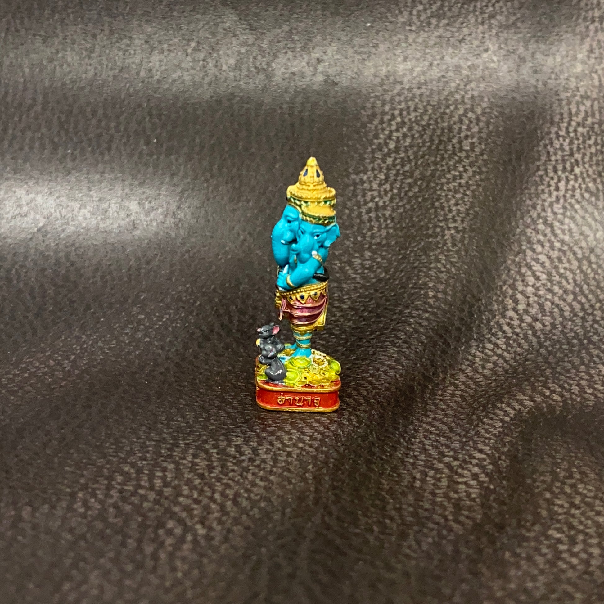 Ganesha 3-Headed Amulet – Maha Baramee Edition by Luang Pho Phat, Wat Huai Duan
