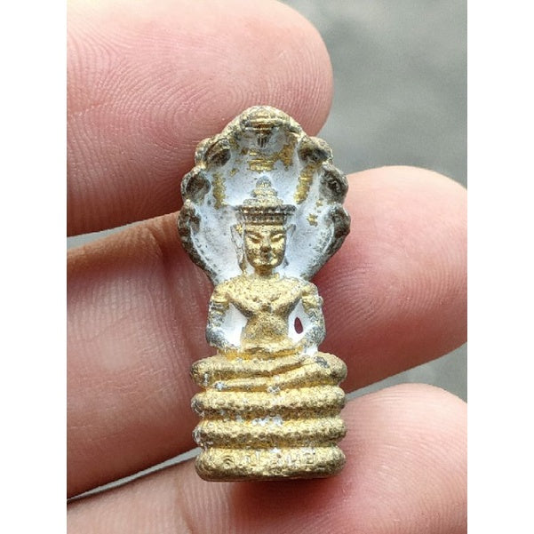 🐍 “Serene Naga Wealth Protector” – Brass Naga‑Sheltered Buddha ‘Mongkhon Setthi’ 84th Year Edition by Luang Pu Soon (Wat Pa Issara Tham, Sakon Nakhon, Thailand) Default Title