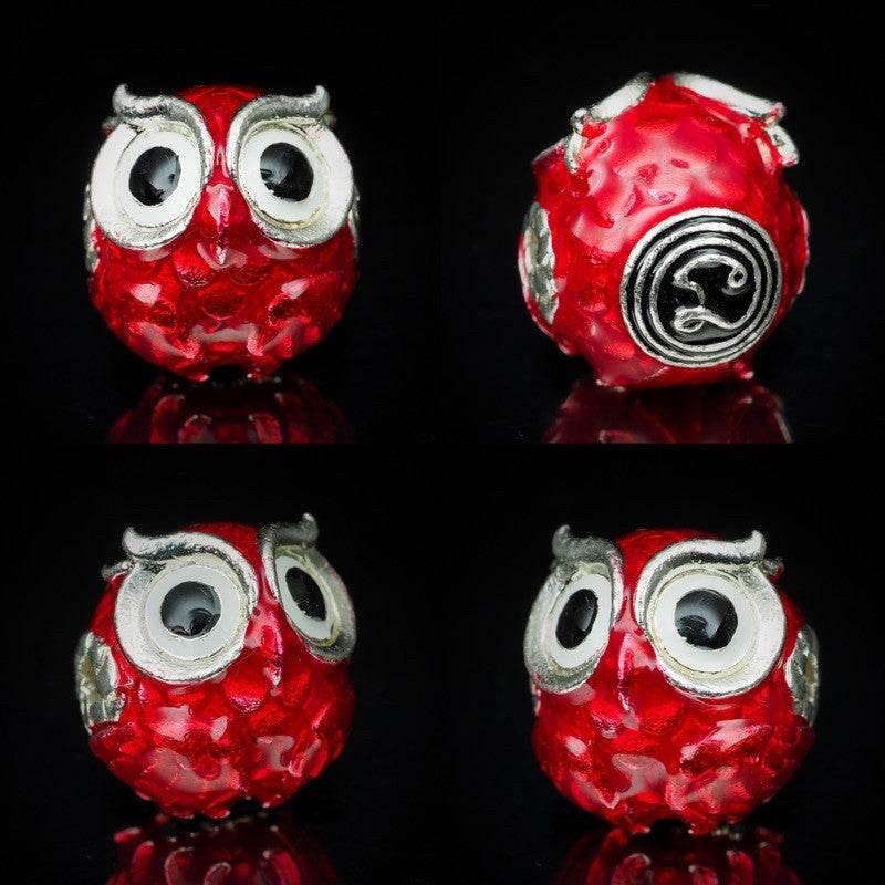 Phaya Thued Thue Fortune Bead - Super Lucky Edition for Wealth and Prosperity, Blessed by Kruba Tao, Wat Ubosot Ban Lao, Chiang Mai Red enamel