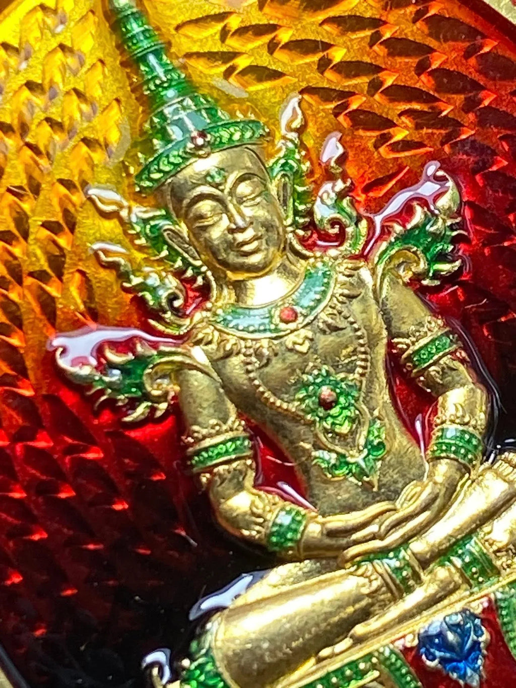 🦅 The Sovereign Power: Emerald Buddha Riding Garuda (Phaya Wen Tai) - 2024 Gold Edition