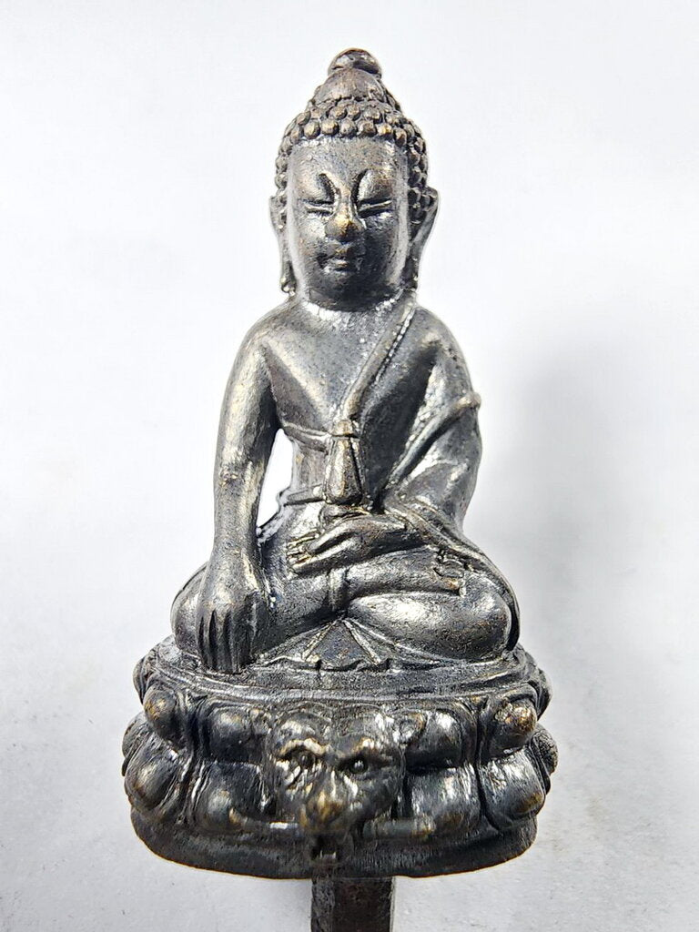 🐅 Phra Kring Phayak "Punyakamo 99" (Tiger Medicine Buddha) - Sacred Chanuan Metal "Kon Dueai" (Spiked Base) Edition: Luang Phor Phat, Wat Huay Duan – Health, Wealth & Power