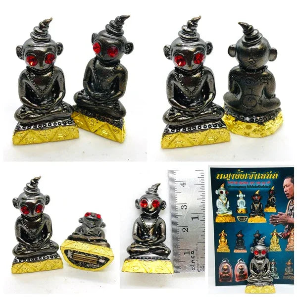 🕉️ Charming Phaya Ngang "Love & Wealth" Masterpiece: Sacred Thai Amulet by Lersi Somdej (Kruba Dech) – Authentic Sorcery from Lampang Cemetery
