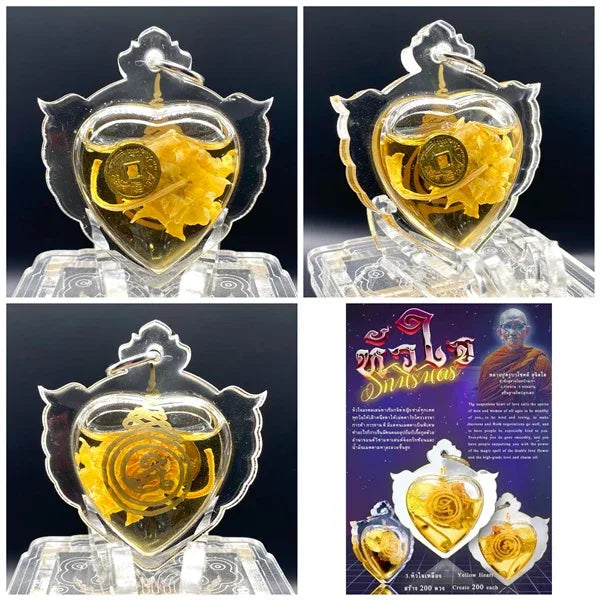Irresistible Huachai Rak Nirand Amulet by Kruba Chokdee – 2568 Edition from Non Ban Kao Cemetery Monastery for Love, Success & Prosperity with Authentic Kroo Phrai Wax and Maha La Luay Oil