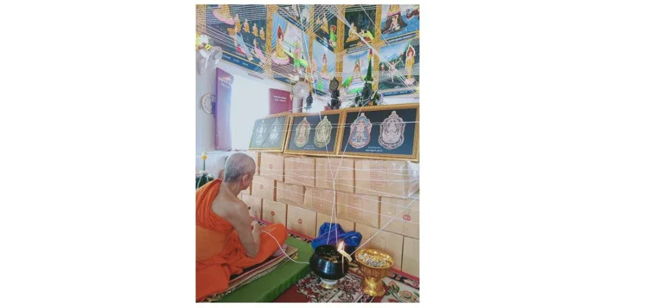 👹 Thao Wessuwan Coin "Thep Prathan Porn" (God's Blessing) - Satta Loha Alpaca Mask Edition: Luang Phor Suchart, Wat Sila Dok Mai – Wealth & Protection from Bad Luck