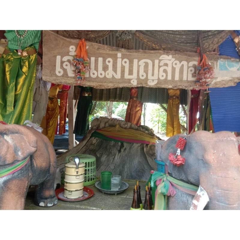 Mae Ta-Khian Golden Statue – Bunsithong Wealth & Blessing Charm | Handmade at Wat Kok Samran, Phetchabun 2023 Edition