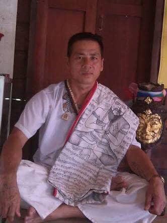 Powerful Ma Sep Nang Talisman – Sacred Cloth with Master Ajarn Thawon’s Blessing from Lampang (10x10 inches)