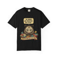 Funny Opossum Shirt The Horrors Are Persistent But So Am I T-Shirt Dissociating Daily Meme Tee Weirdcore Possum Gift Sarcastic Mental Health Black