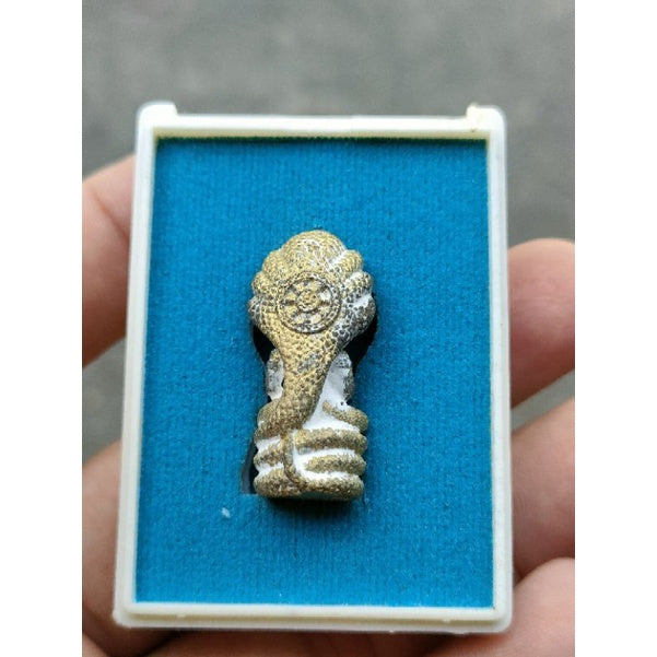 🐍 “Serene Naga Wealth Protector” – Brass Naga‑Sheltered Buddha ‘Mongkhon Setthi’ 84th Year Edition by Luang Pu Soon (Wat Pa Issara Tham, Sakon Nakhon, Thailand)