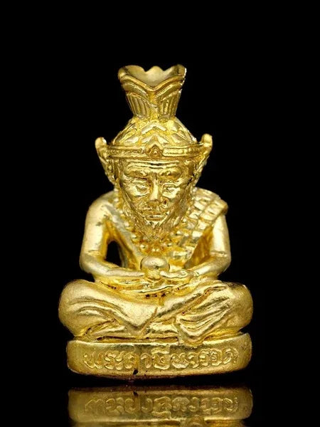 🔮 Borom Kru Pu Lersi Narot (The Great Hermit Master) - 2024 Edition: Luang Pu Maen, Samnak Song Khao Chan – Master of Magic, Wealth & Protection Thongthip