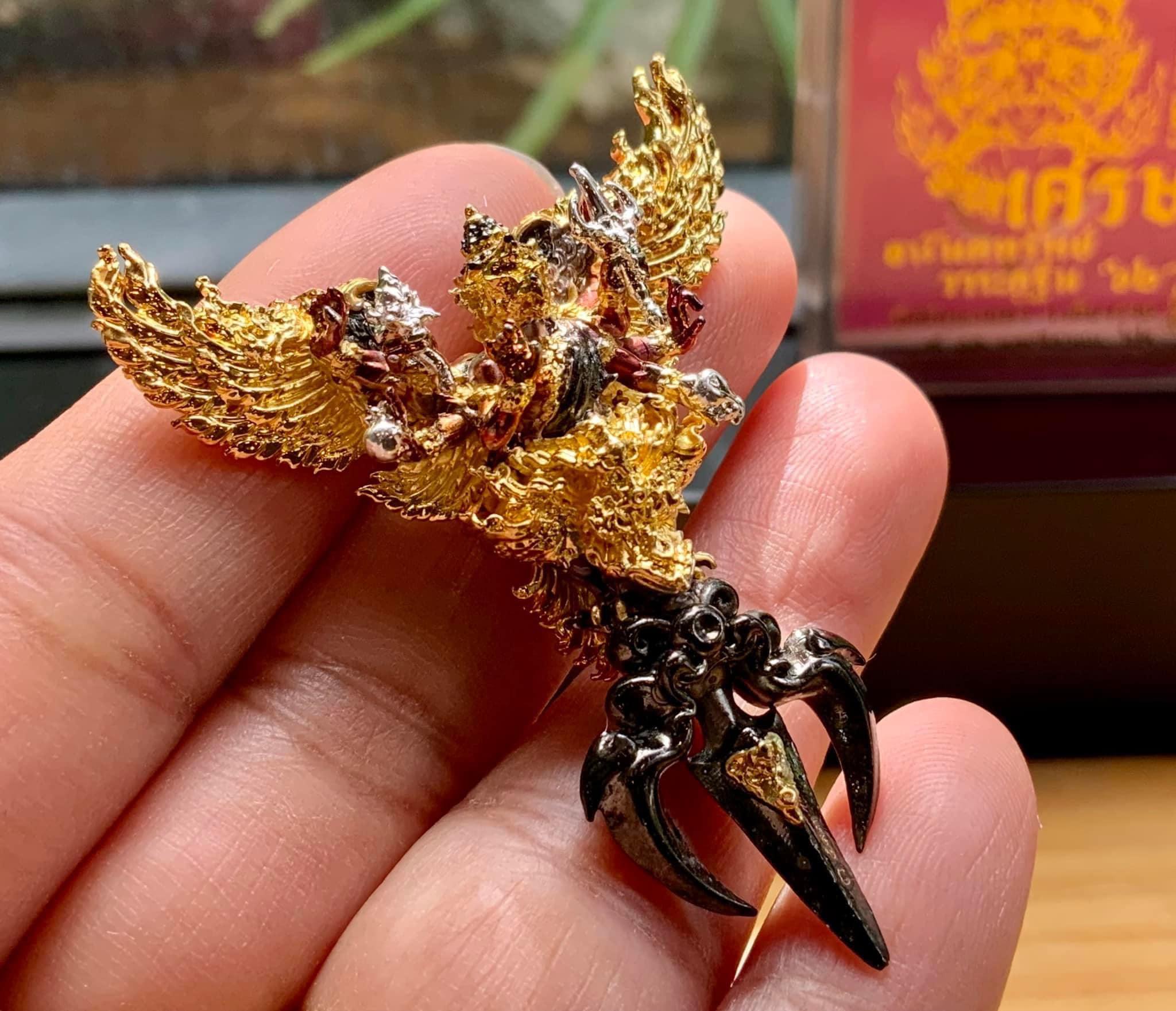🪙 Vajra Garuda “Infinite Wealth Regent” – 5 cm Supreme Prosperity & Protection Statue (Maha Garuda Millionaire of Endless Treasure)