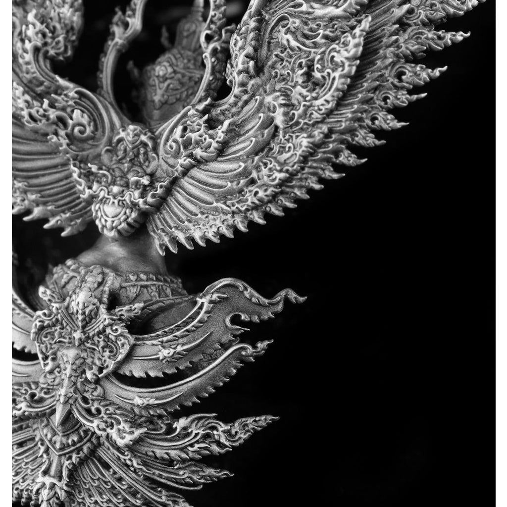 Garuda Phaya Krut Vayu Setth Sacred Amulet – Thai Divine Coin for Wealth, Protection & Power