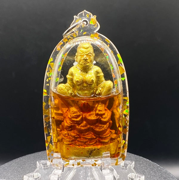 Exclusive Mae Poe Mon Saneh Charm by Ajarn Nankong - 2568 Edition from Pu Yai Tattoo Institute, Chiang Mai (7 x 4 cm)