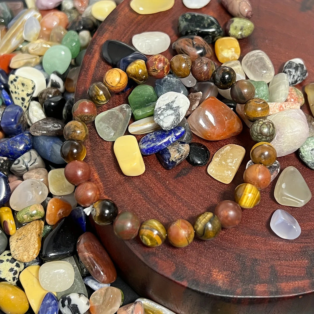 🛡️ Men's "Warrior's Balance" Protection Bracelet: Natural Tiger Eye & Matte Picasso Jasper – Courage, Creativity & Grounding Energy Jewelry