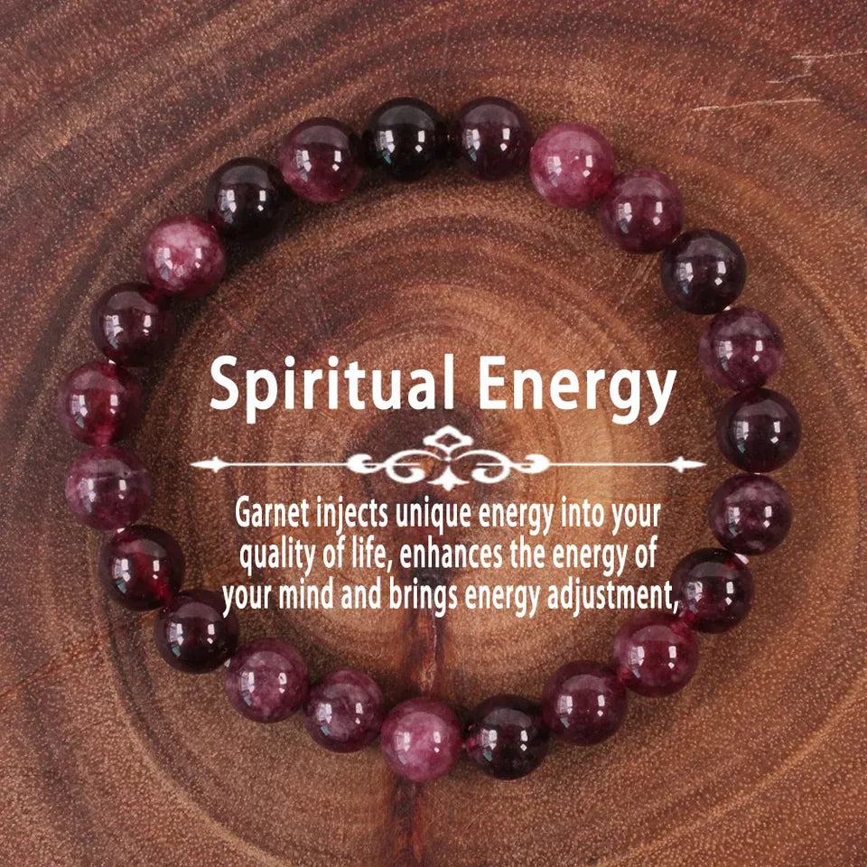 ✨ Best-Selling Handmade Natural Stone Bracelet – Elegant Beaded Pulsera with Stainless Steel for Women