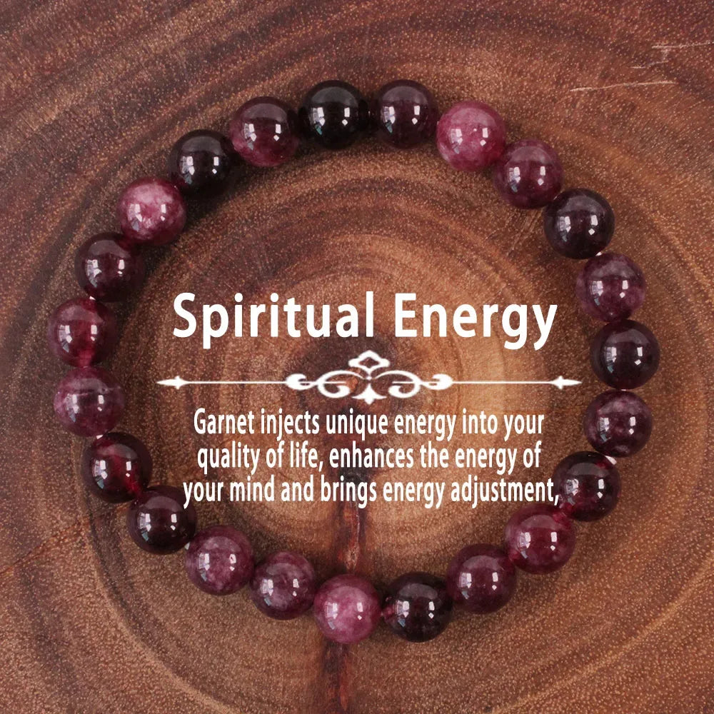 ✨ Best-Selling Handmade Natural Stone Bracelet – Elegant Beaded Pulsera with Stainless Steel for Women