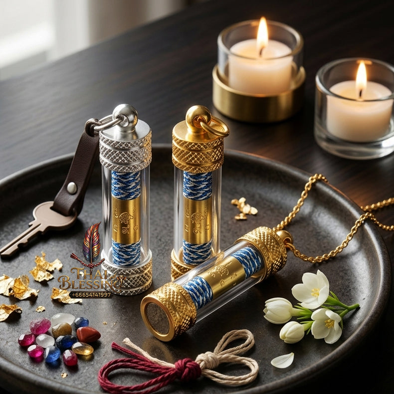 ✨🎲 Sacred Grand Fortune Apex Takrut - Achan Prakong Rooncharoen Legacy Masterpiece, Ultimate Speculative Market Probability Optimizer, Premium Multi-Channel Capital Attraction Power Capsule
