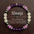 💜 The "Deep Sleep" Synergy Bracelet: Amethyst & Hematite for Rest & Resilience (Homeopathic Aid)