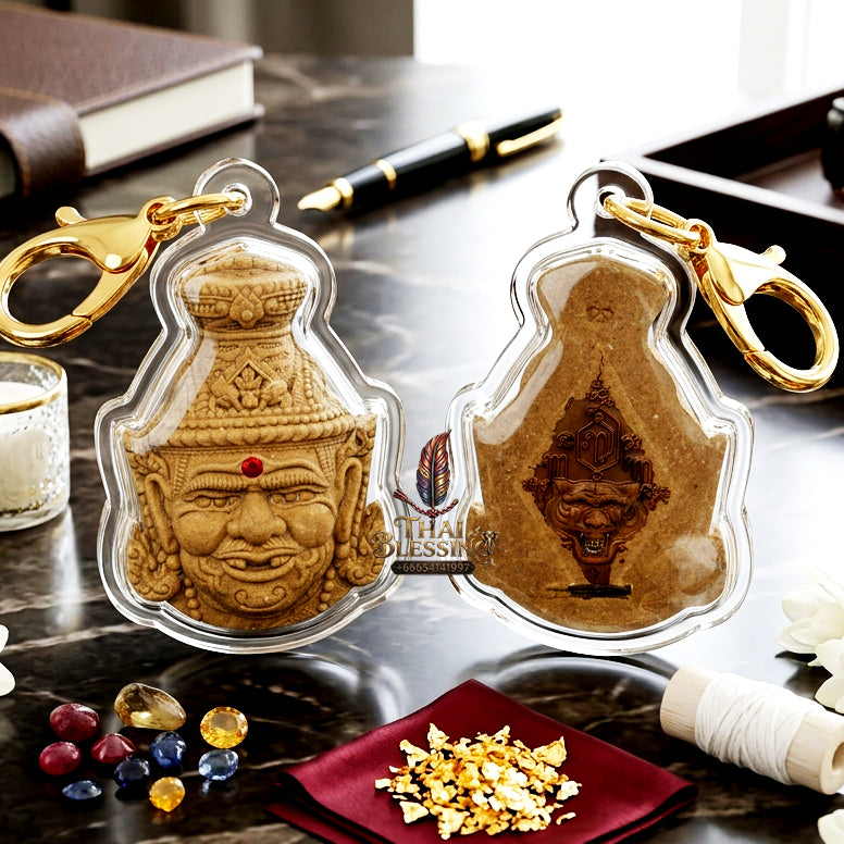 ✨ [The Supreme Master of Mastery & Transformation] Sacred Sian Rue Si Ta Fai (Fire-Eye Hermit Head) – "Maha Setthi" (Great Millionaire) Edition – Master-Blessed by Luang Pu Nen, Wat Ban Kaset Thung Setthi (2008 Rare Edition)