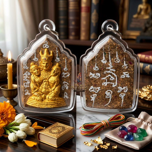 ✨ [The Supreme Master of Absolute Attraction] Sacred "Khun Phaen Lanna - Phaya Khao Kham" (Lanna Golden-Horned King) – "Saneh Nang Kruan" (The Charms of the Yearning Maiden) Edition – Master-Blessed by Kruba Nong, Wat Uthaitharam (2026)