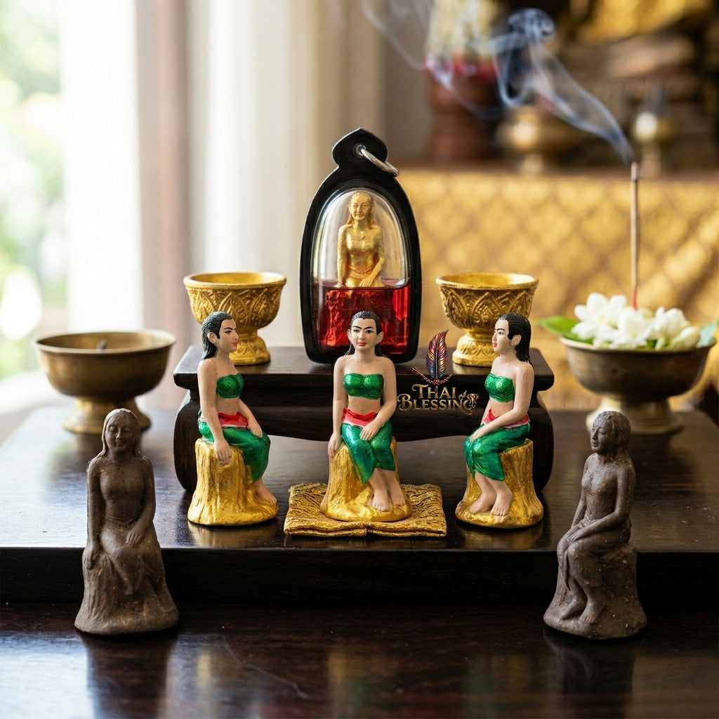 🔱 Mae Takien Thong (Chao Mae Boon See Thong): The Sovereign Matriarch of 300-Year Abundance – Luang Ta Ruam (Wat Khok Samran) – The Ultimate Alchemical Engine for Miraculous Fortune & Commercial Dominance!