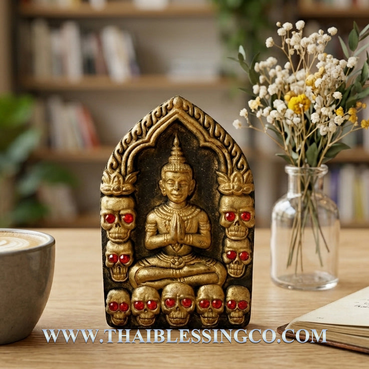 🌙 Sacred "Golden Ghost" Khun Paen - Millionaire Fortune & Whispering Luck Edition (2025 Sovereign Series) - Blessed by Luang Phor Klom, Wat Nong Bua - Crafted with Golden Prai Ghost Powders