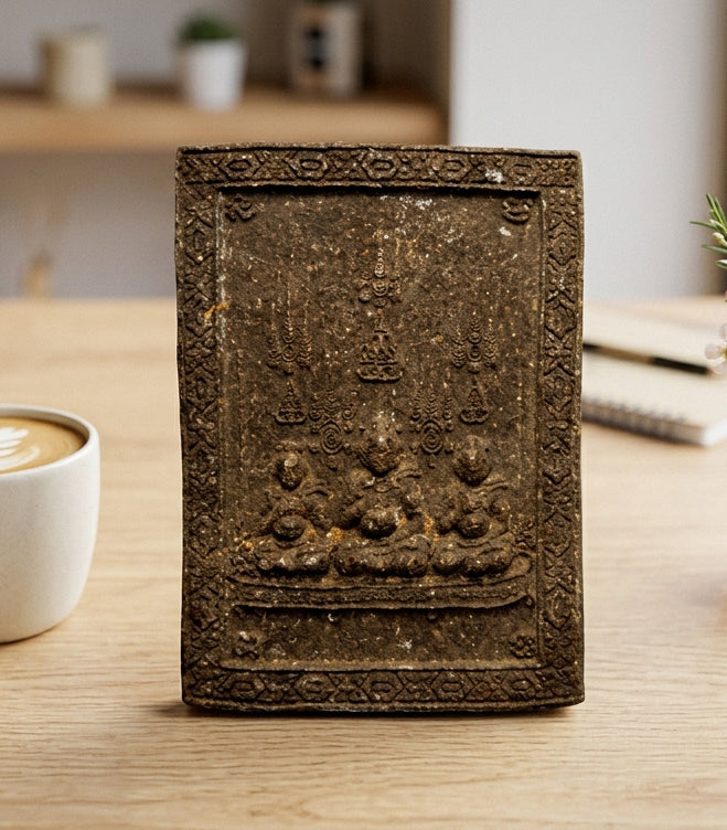 👶 The Sacred Trinity Kumantong - Triple Fortune Guardian Spirit (2012 Legacy Edition) - Crafted with Sacred Prai Kumantong Powders - Blessed by Kruba Phraiwan, Wat Ban Rai Kok Sung