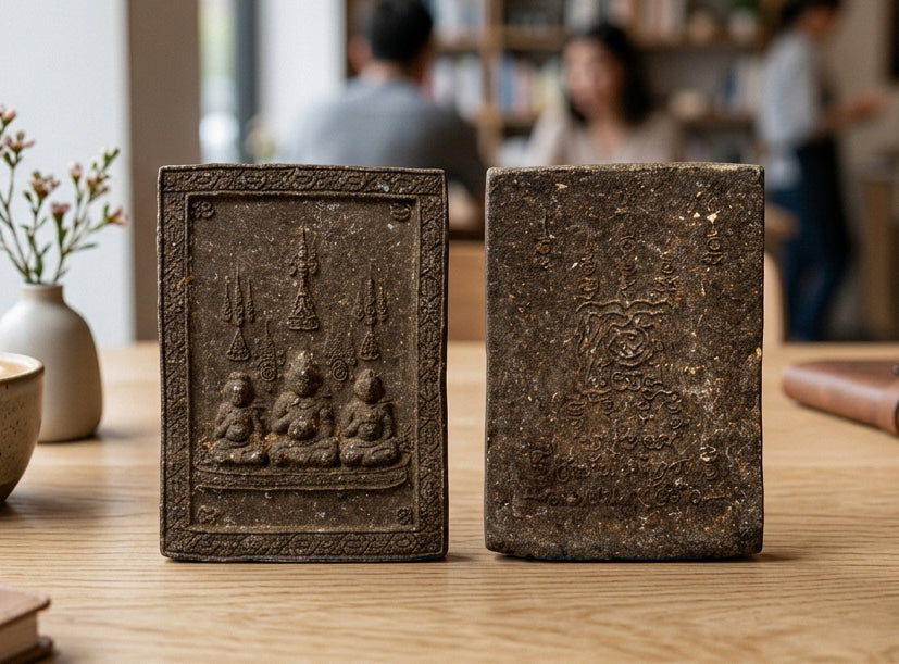 👶 The Sacred Trinity Kumantong - Triple Fortune Guardian Spirit (2012 Legacy Edition) - Crafted with Sacred Prai Kumantong Powders - Blessed by Kruba Phraiwan, Wat Ban Rai Kok Sung