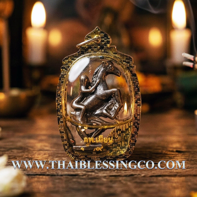 🐎 Sacred Ma Sep Nang "The Enchanting Charm" Amulet: Ancient Khmer Sorcery for Unstoppable Attraction, Success, and Social Influence