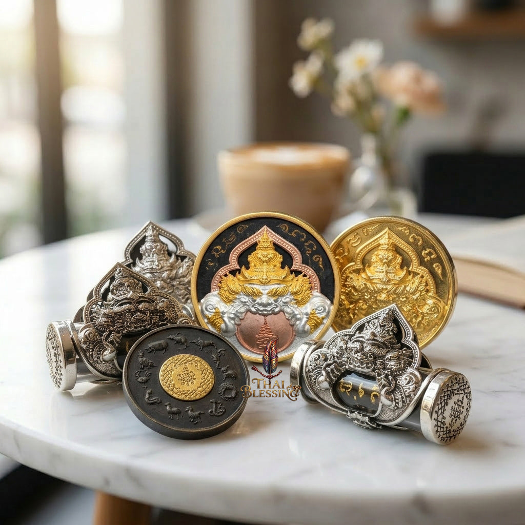 🌑 Phaya Rahu Chao Sap: The Sovereign Lord of Infinite Wealth – Luang Pu Nen Kaew – Wat Ban Kaset Thung Setthi (2560) – The Ultimate Alchemical Engine for Turning Fate into Fortune!